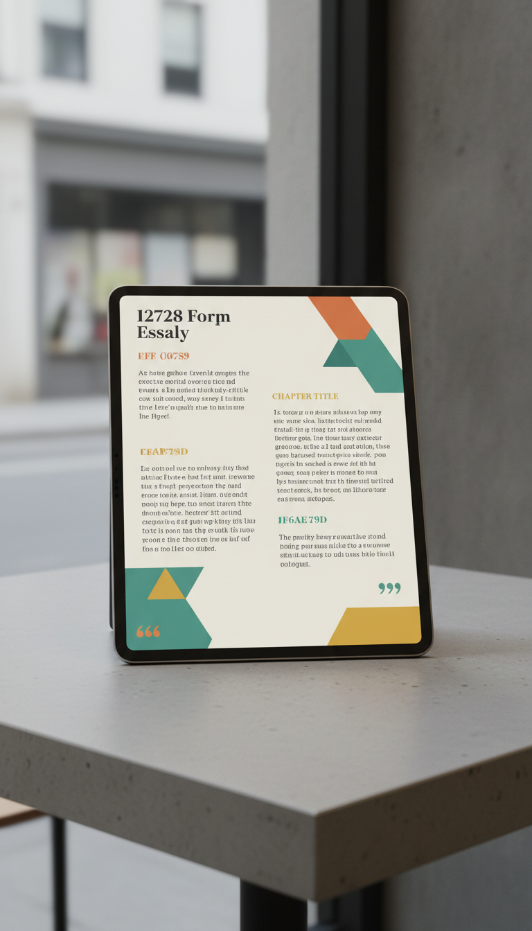 Long-Form Essay Tablet Edition