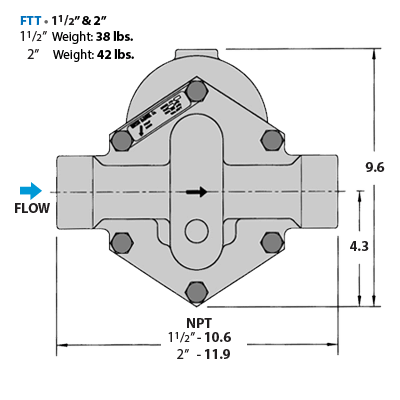 Watson McDaniel FTT / FTTS float & thermostatic steam trap