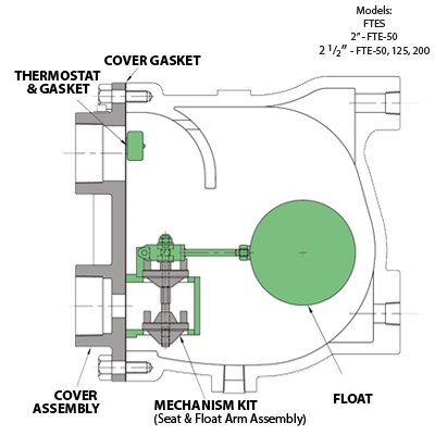 Watson McDaniel FTE / FTES float & thermostatic steam trap