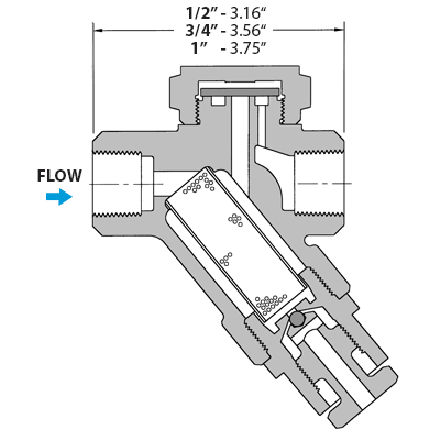 Watson McDaniel TD600S thermodynamic steam trap