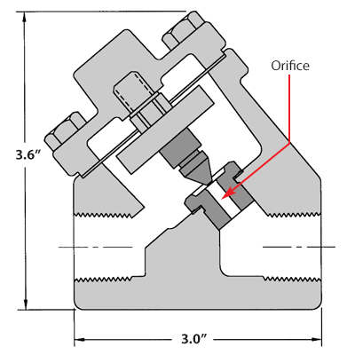 Watson McDaniel WT2500 thermostatic steam trap
