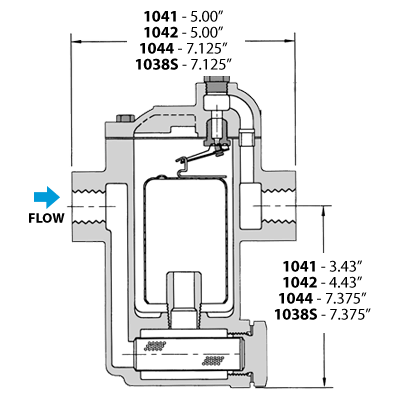 Watson McDaniel IB Series inverted bucket steam trap