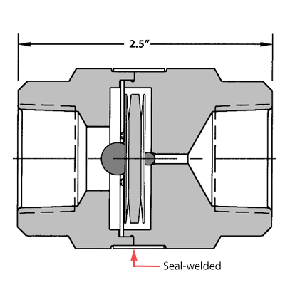 Watson McDaniel WT1000/WT1500 thermostatic steam trap